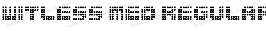 Witless Med Regular字体转换